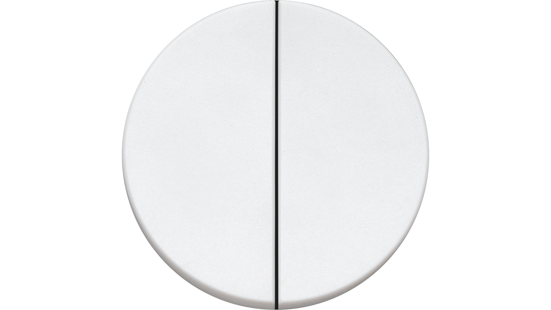 Rond 2.0 Two-circuit switch -t.less - basic white