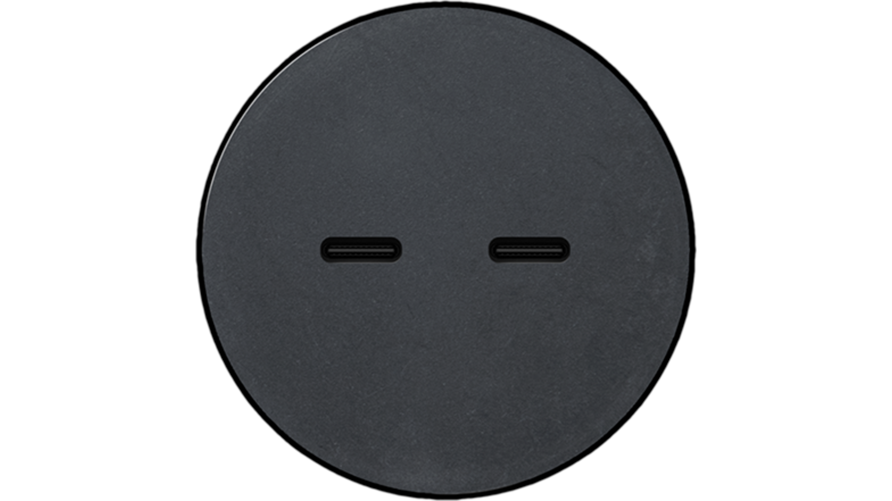 Rond 2.0 USB-C 2X (30W) - t.less - black ano