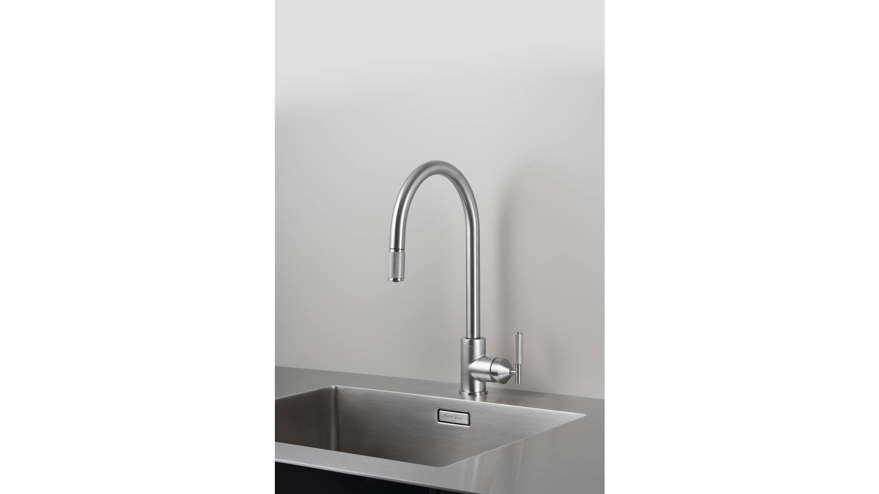 Type A Kitchen Tap/Cross/Mixer w/ Pull Out Spray/Steel