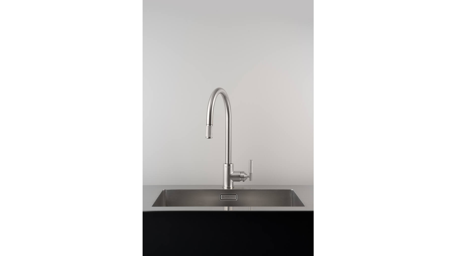 Type A Kitchen Tap/Cross/Mixer w/ Pull Out Spray/Steel