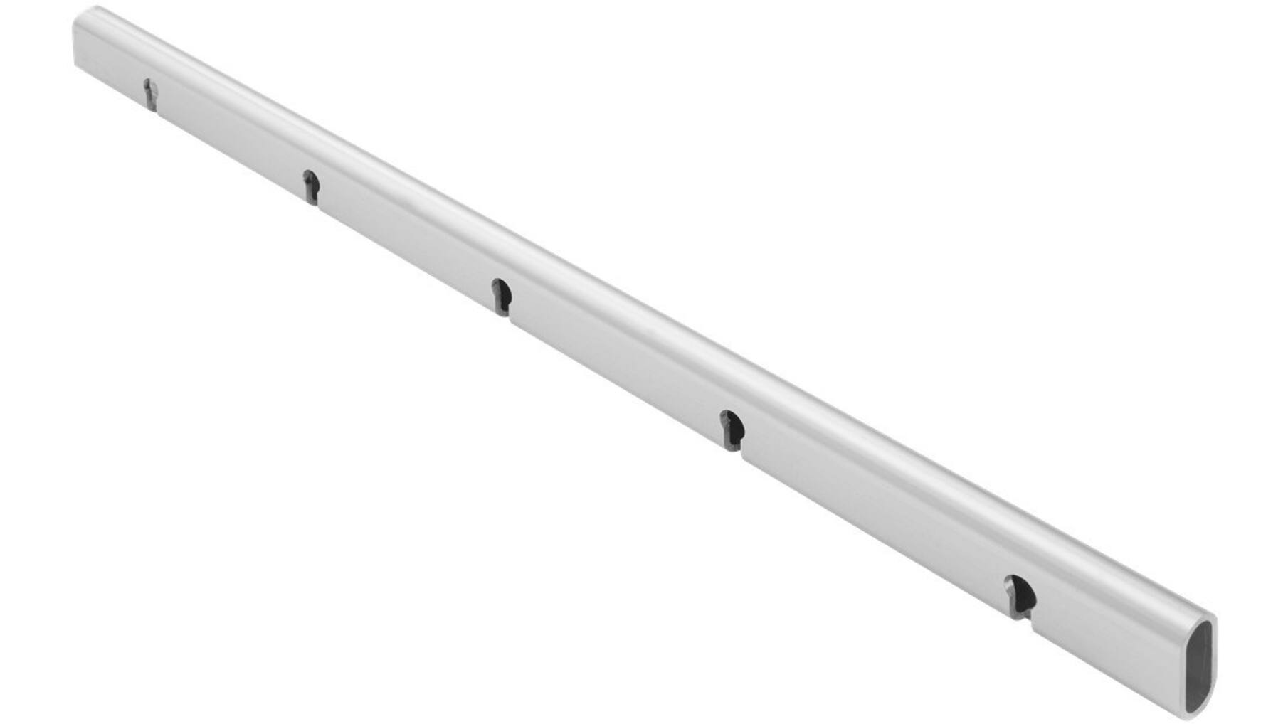 Roede 30x14mm alum naturel, met uitstansingen, lengte 5000mm