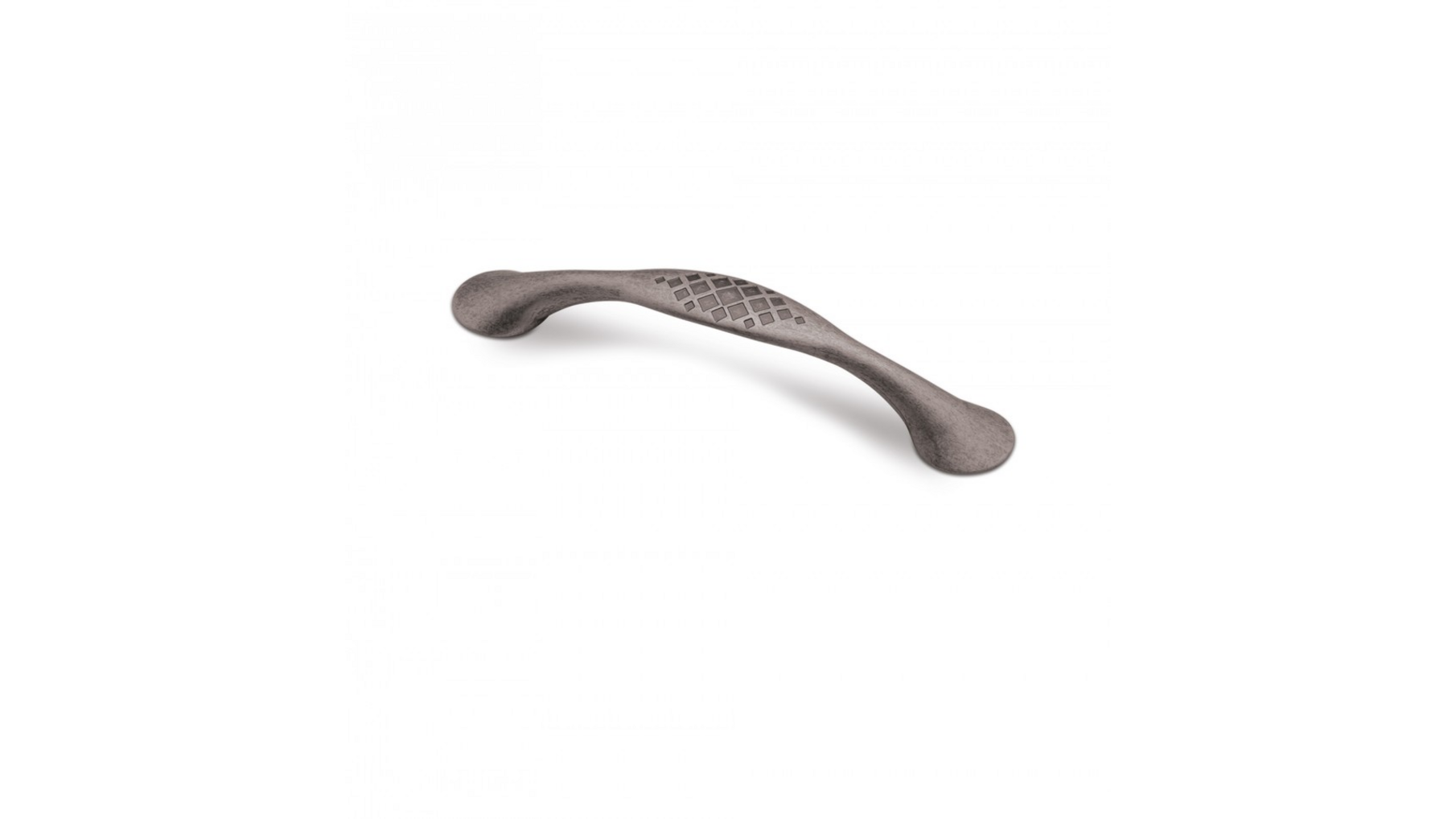Greep RUSTIC 737 oud tin 137x20mm hartmaat 96mm