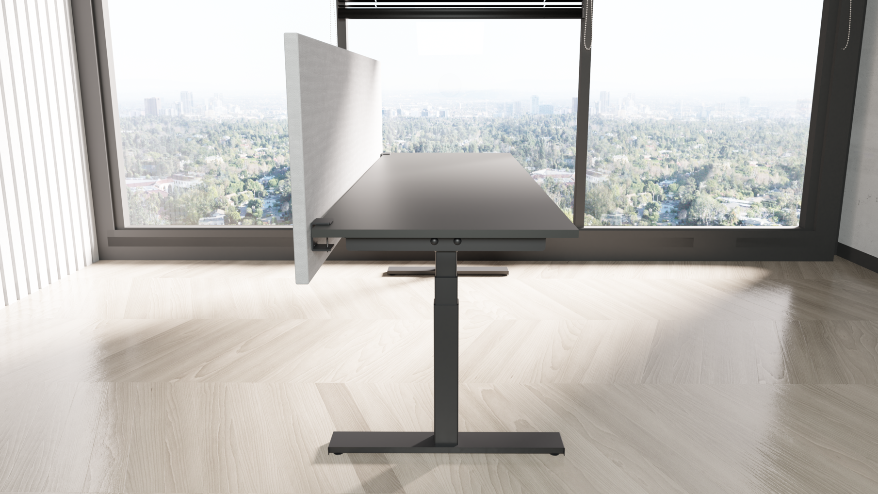 Akoestische voorzet wand 1400x750x40 Tallow