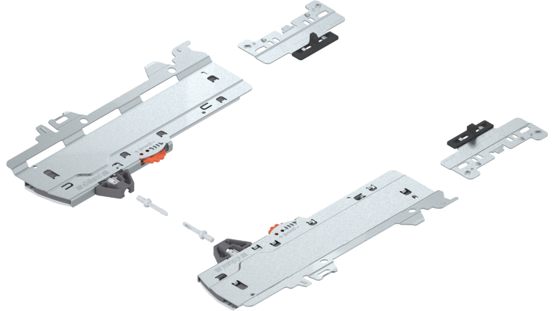 Tip-on Blumotion set Merivobox 20 kg NL 350-600mm
