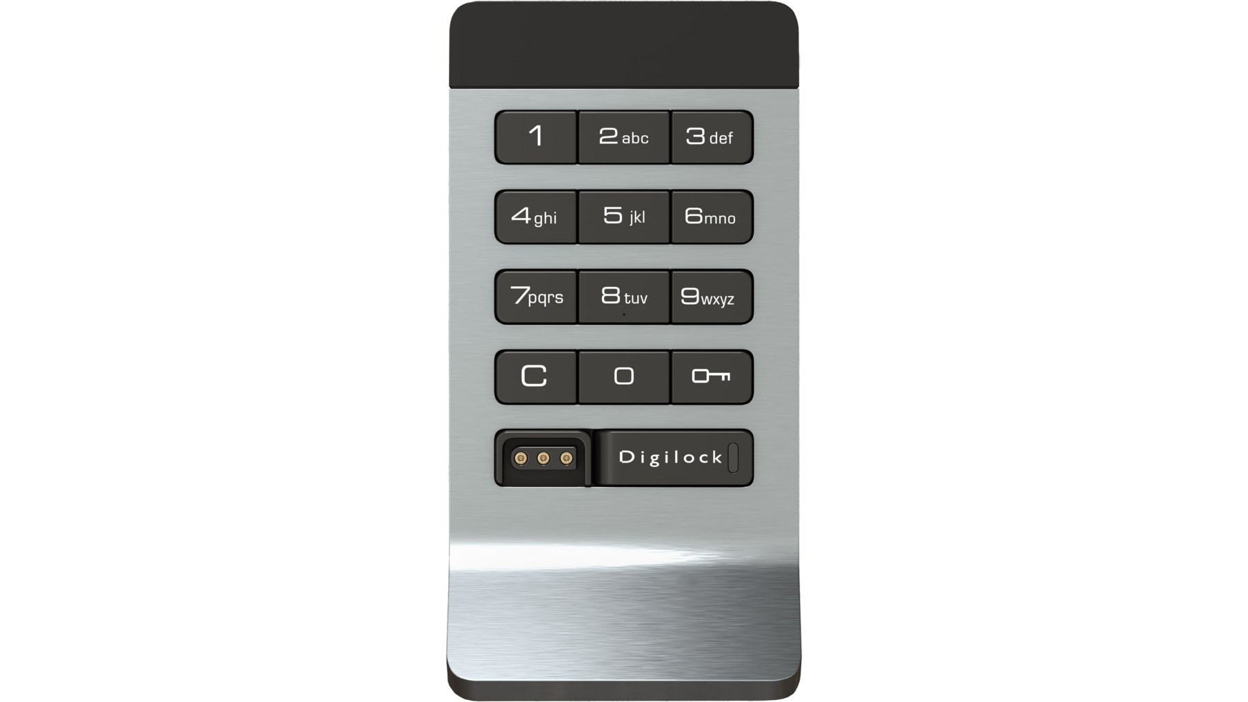 Aspire keypad, (Mobile Acces) geborsteld nikkel wisselende