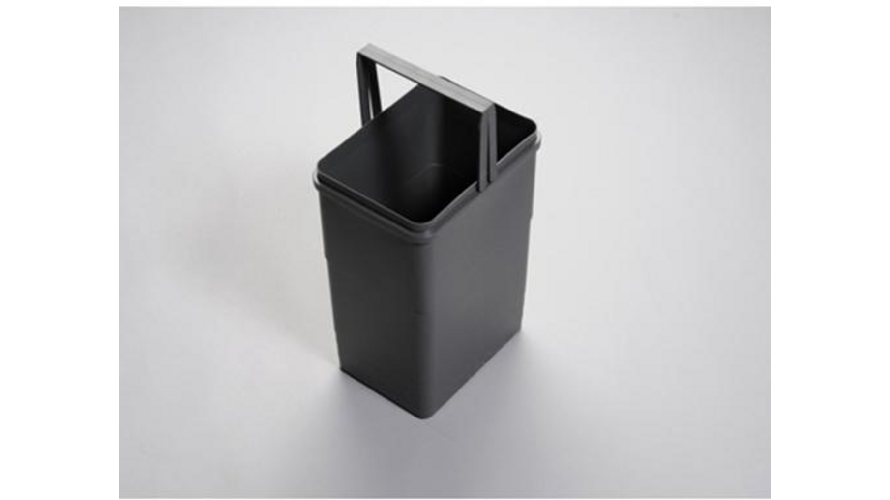 Afvalemmer donkergrijs inhoud 26 liter