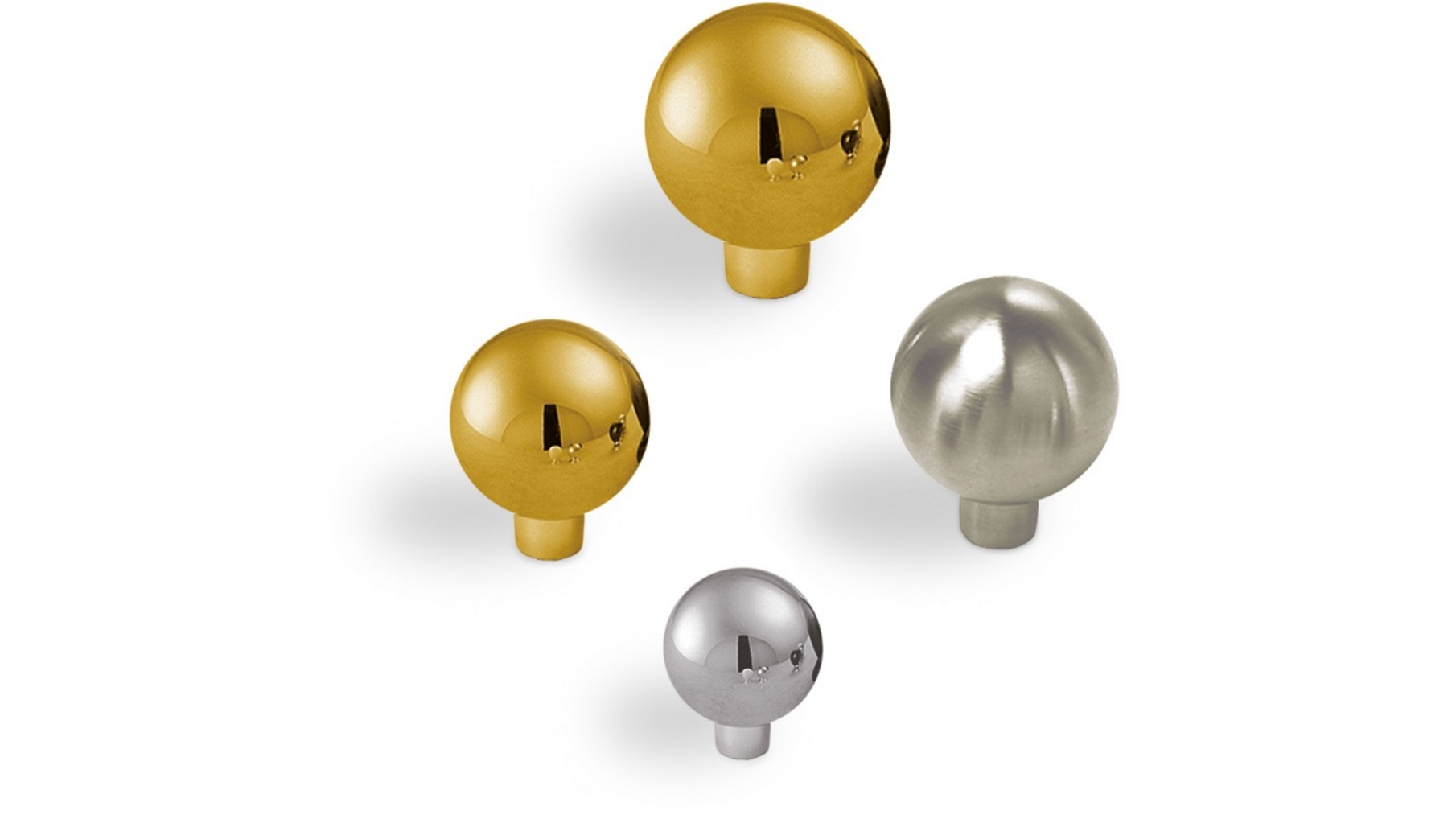 Knop METAL 832 mat chroom 24mm