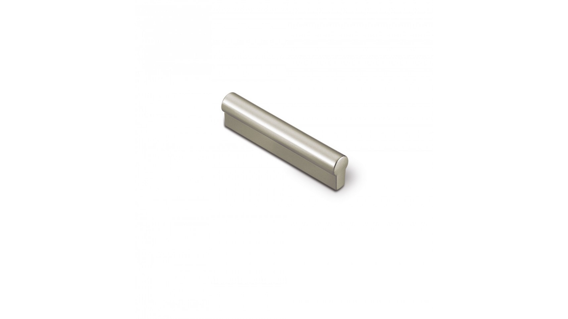 Greep METAL 729 nikkel gesatineerd 81x12mm, hartmaat 64mm