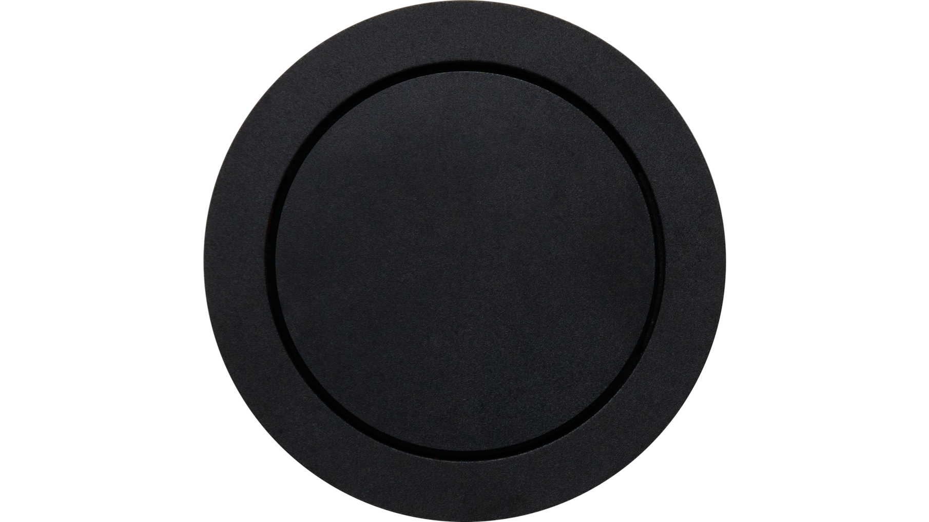 Rond 2.0 Push button 2X- s. trim - black ano