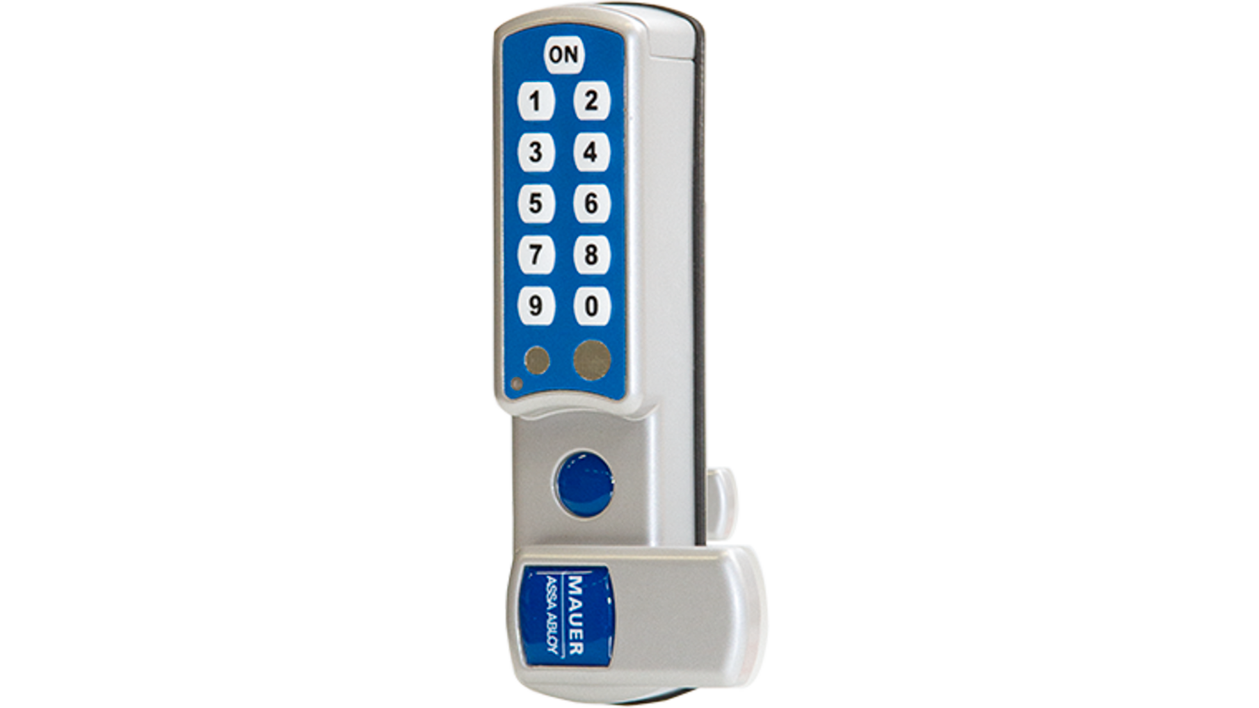 Mauer ELLcam pincodeslot, verticaal, zilver, 1 gebruiker