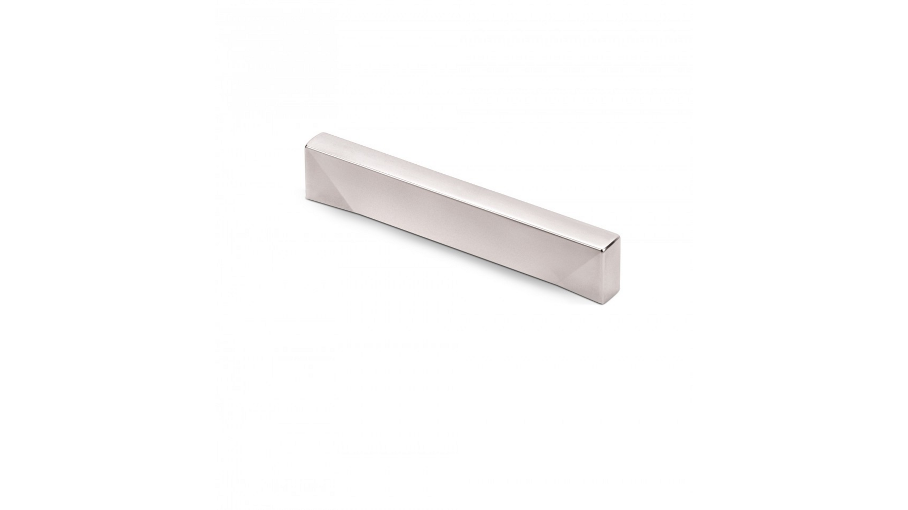 Greep CUBIC mat chroom 55x10mm, hartmaat 32mm