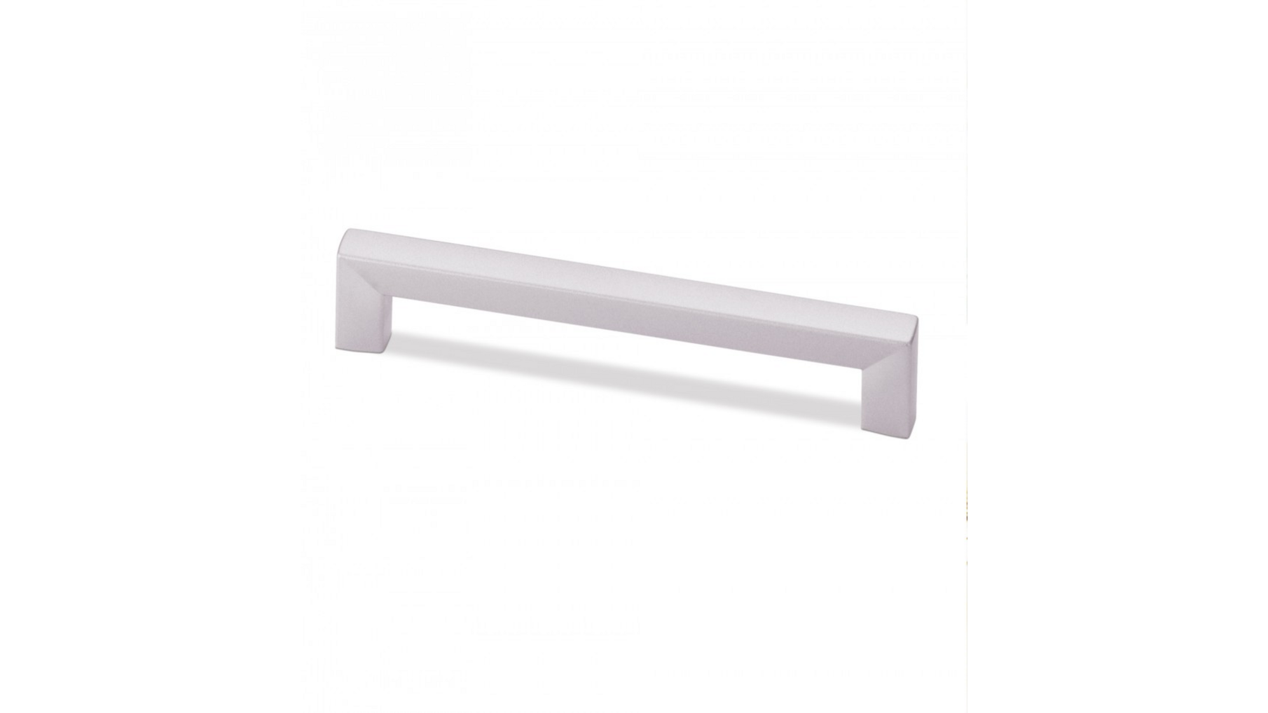 Greep SQUARE mat aluminium 146x12mm, hartmaat 128mm