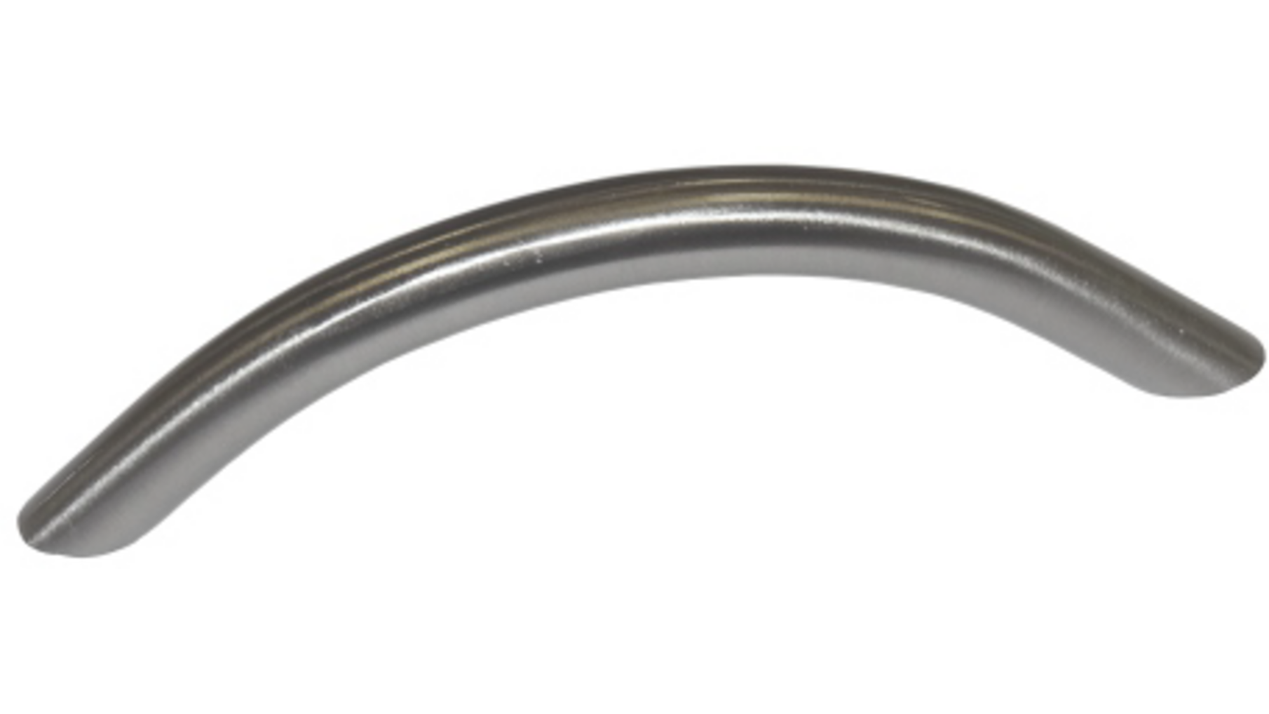 Greep 10x128mm boog, RVS look, totale lengte 151mm