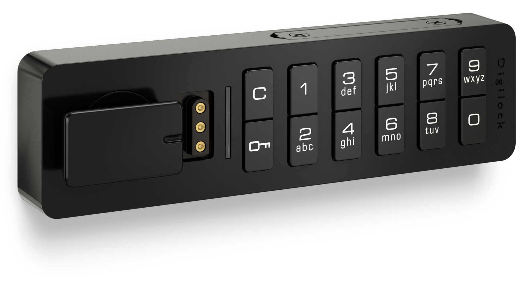 Versa keypad Mini horizontaal mat zwart wisselende
