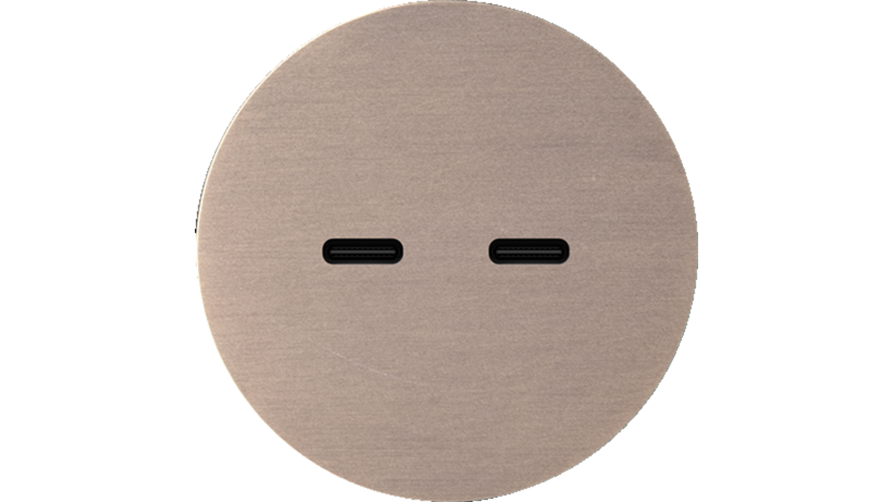 Rond 2.0 Multifit - USB-C 2X (30W) - s. trim - light bronze