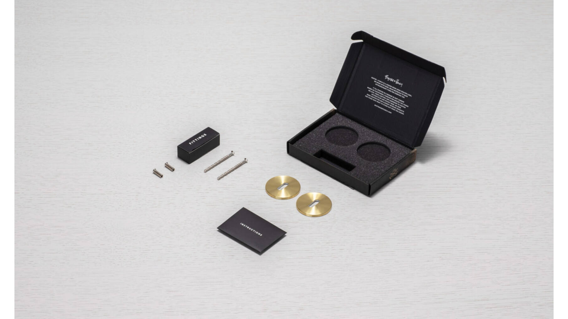 Escutcheon Plate/Traditional Profile/Brass