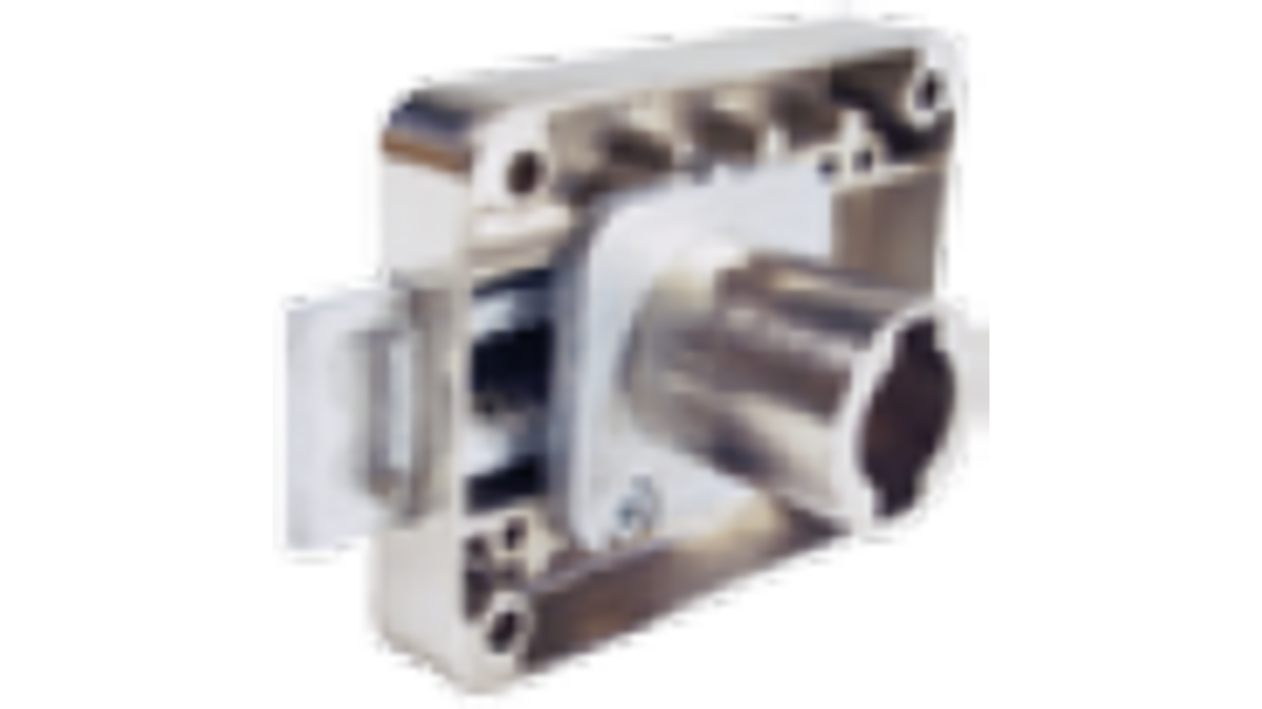 Oplegslot P2 vernikkeld 660 links ingesteld