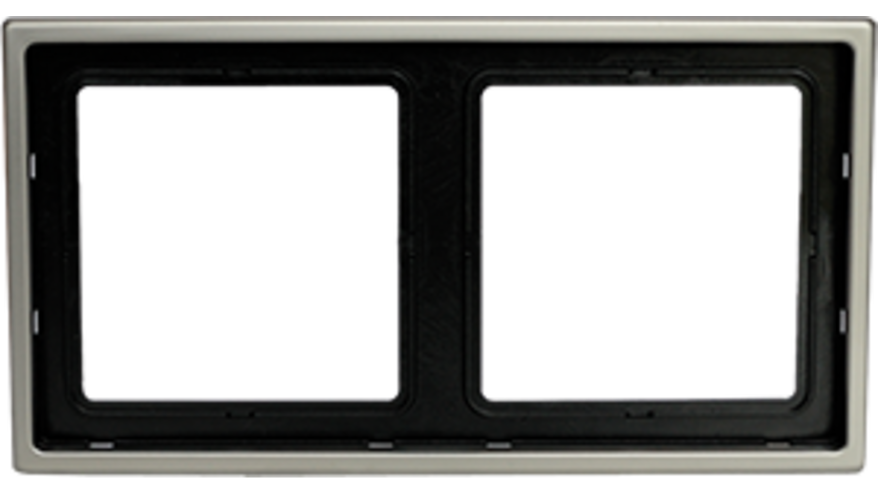 Jung dubbel afdekraam LS-990 Edelstaal
