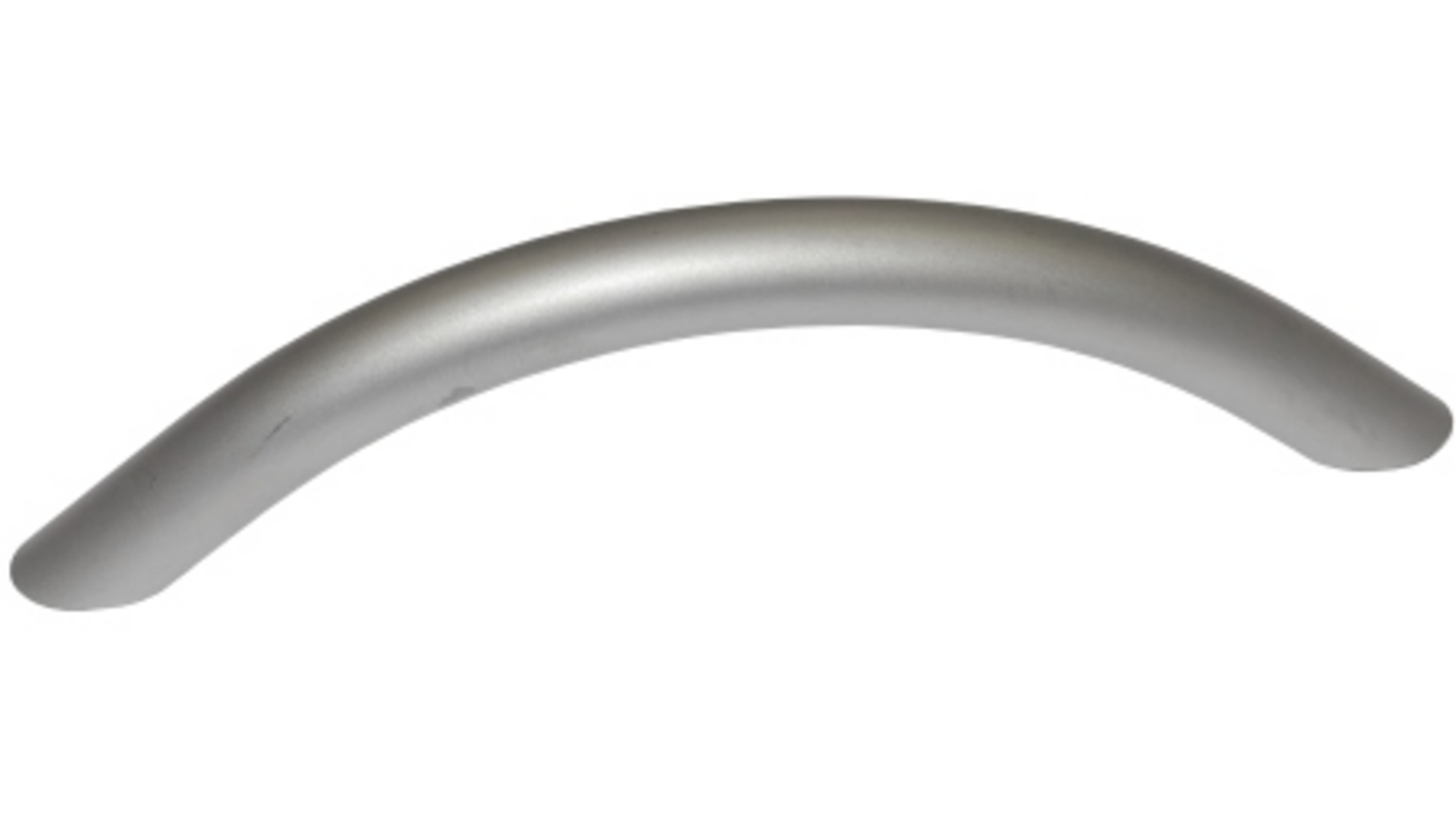 Greep 10x96mm boog glans chroom, totale lengte 115mm