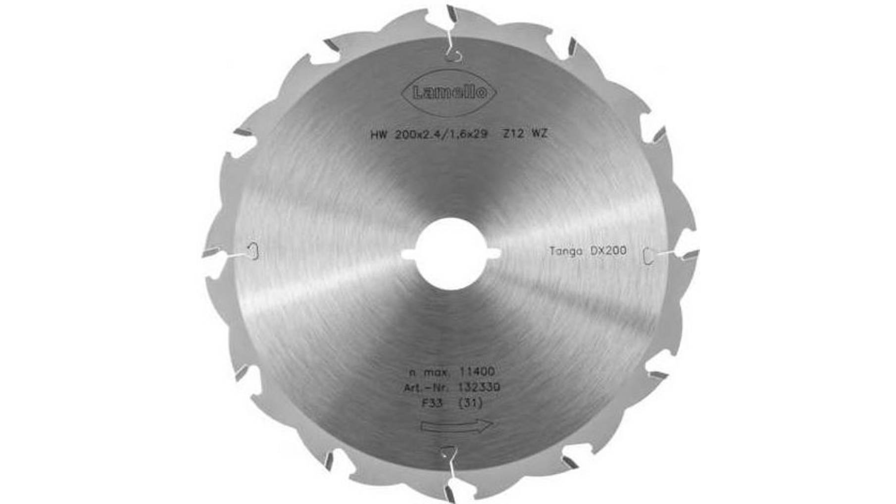 Zaagblad Tanga dx200, z12, ø 200x29