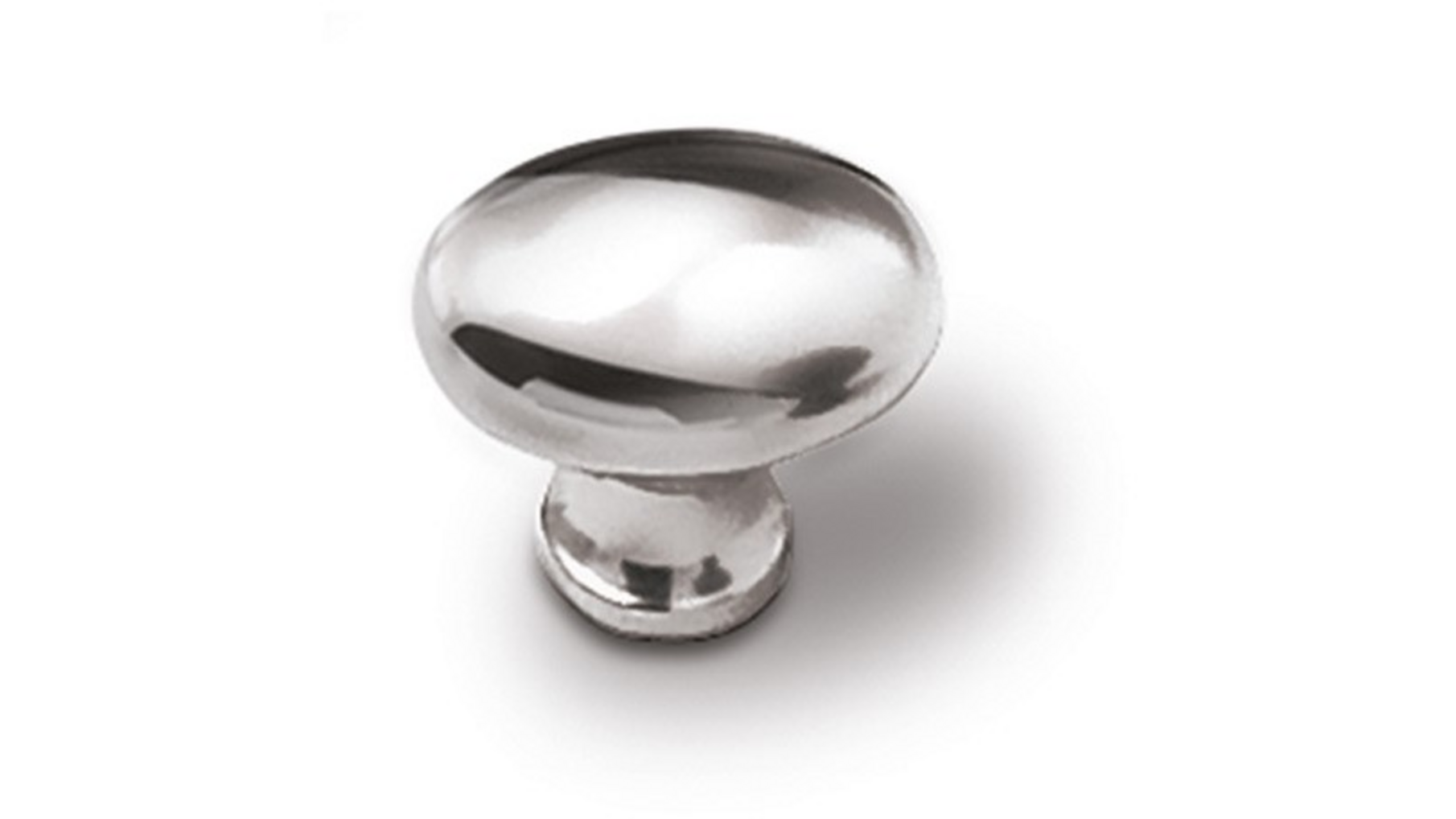 Knop METAL 867 glans chroom 34x22mm