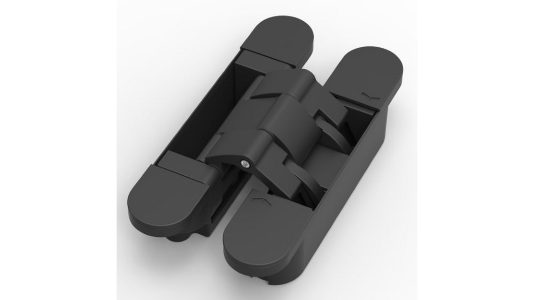 Scharnier invisible NEO-M6 pek zwart, VE=9