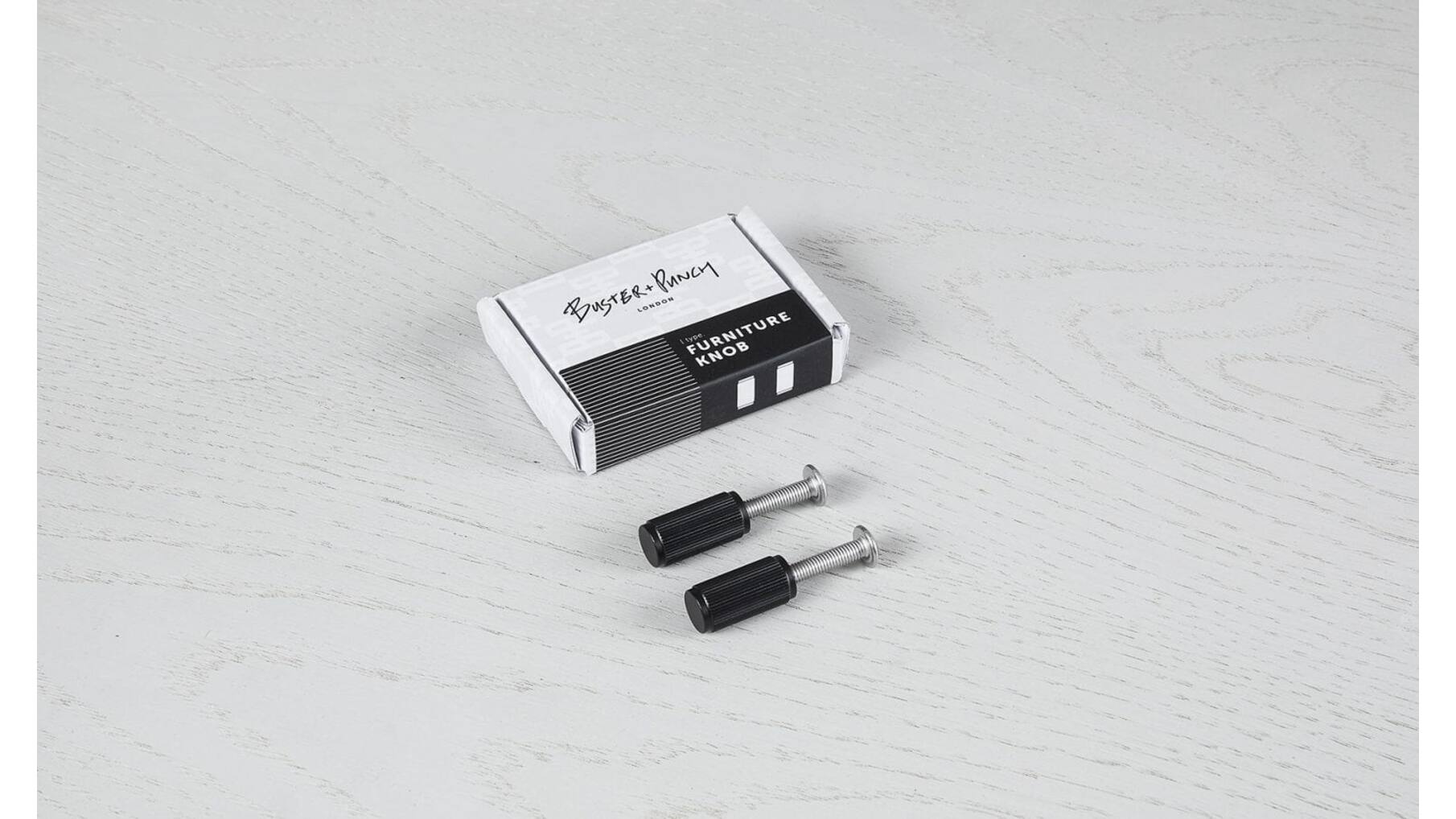 Furniture Knob/Linear/Set Of 2/Black