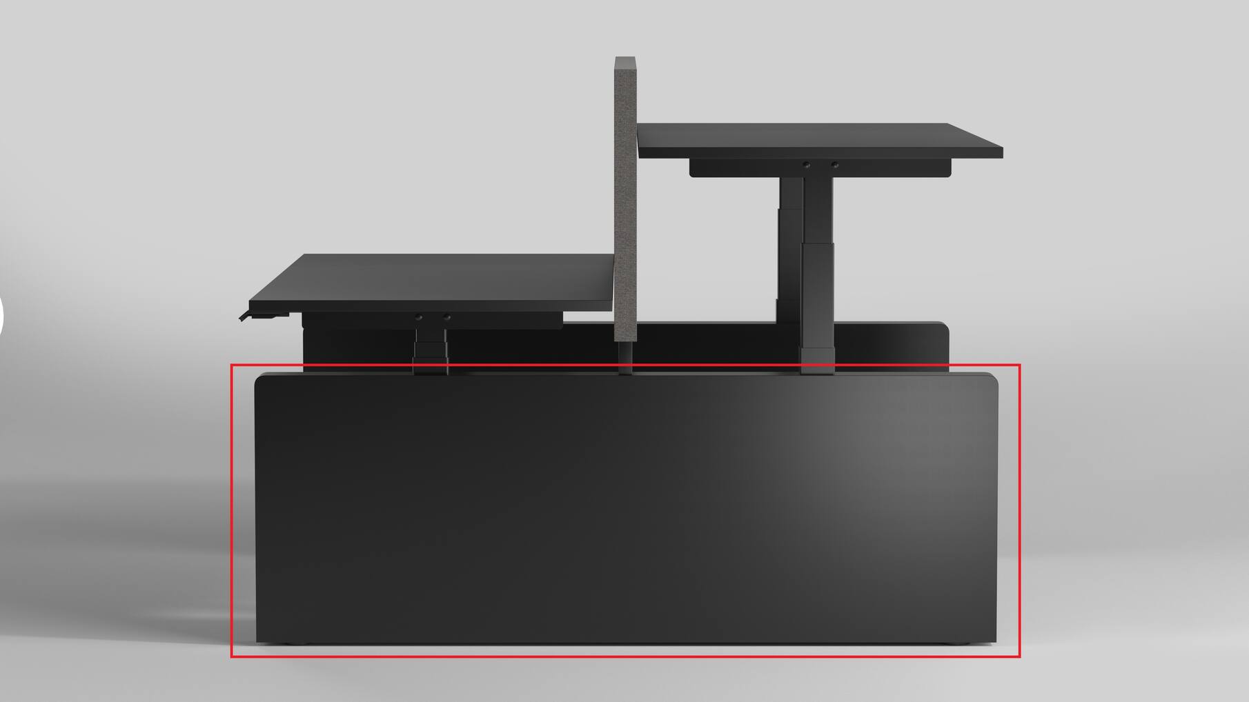 Vicino wang, 500x1640, zwart