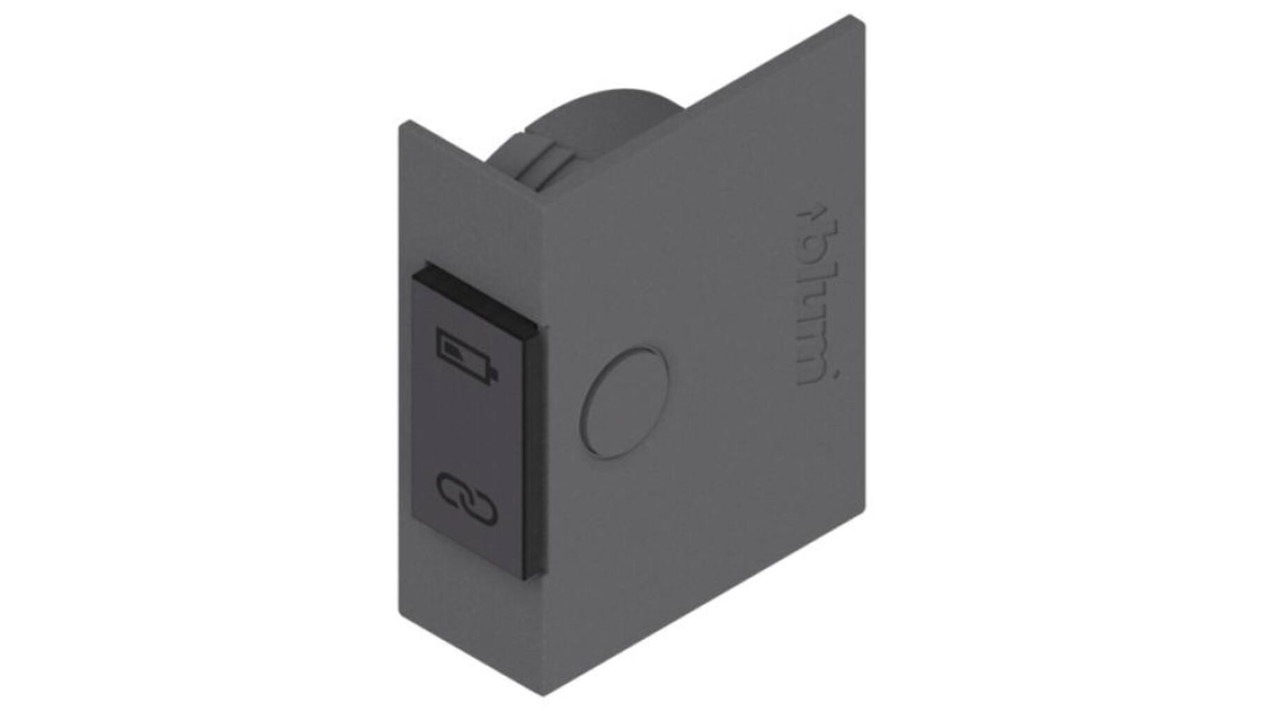 SERVO-DRIVE drukknop donkergrijs