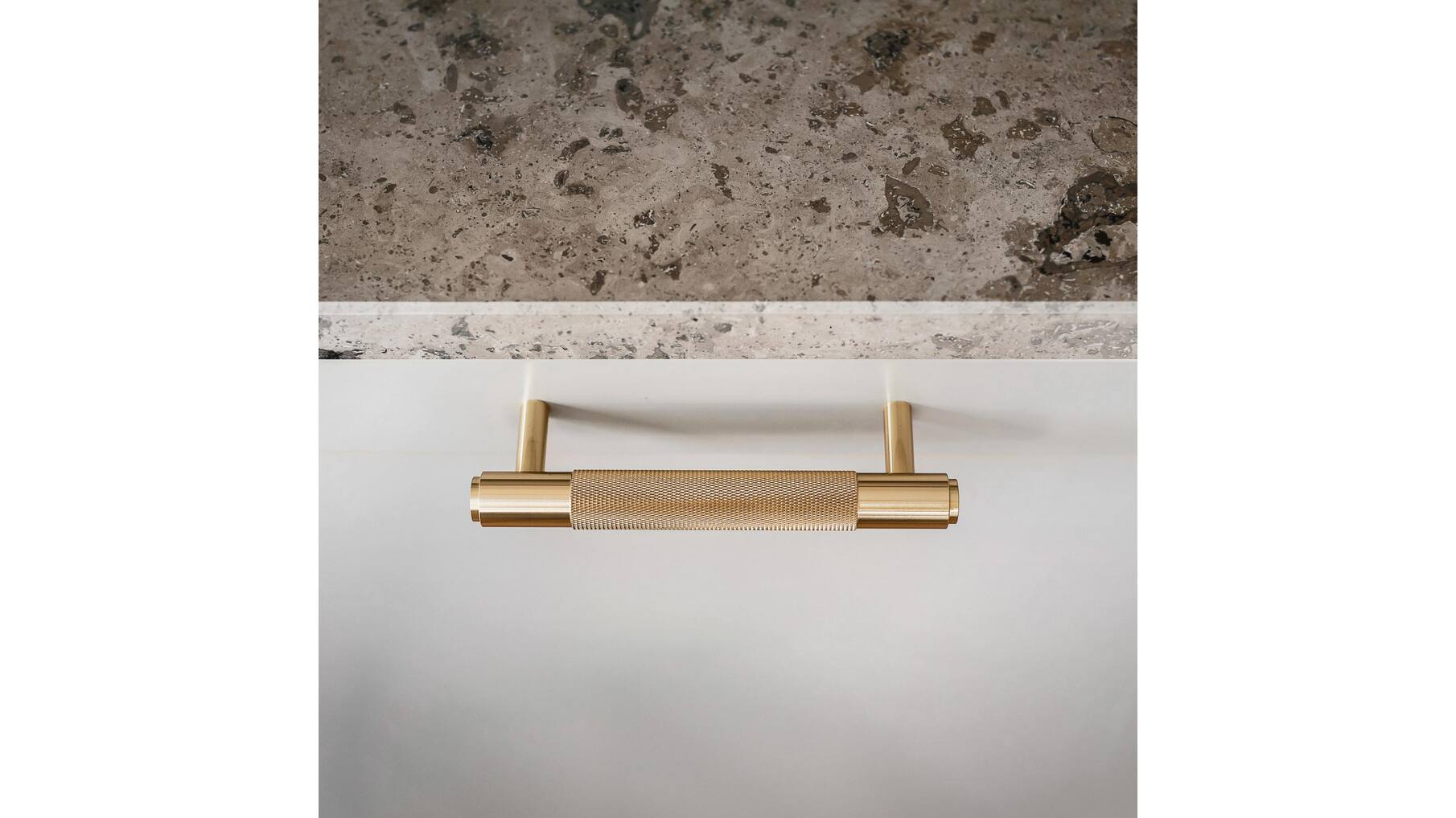 Pull Bar/Cross/Small 160Mm/Brass