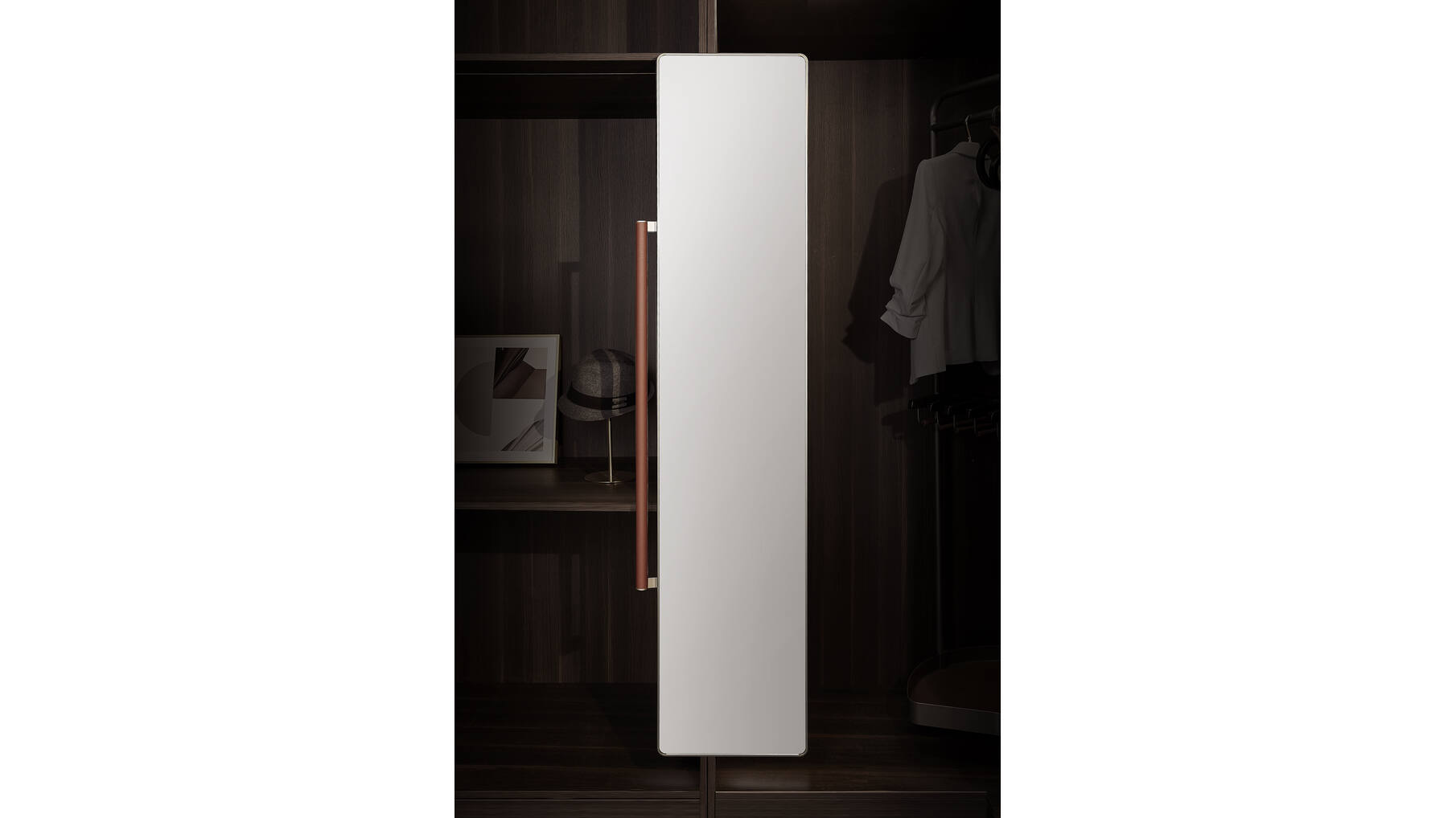 706161 B Series - Revolve Mirror Brown