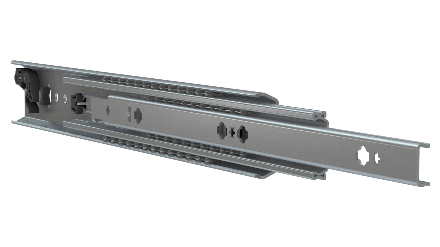 Ladegeleider ULF HD F 600mm, uittrekbaarheid 600mm, VE=5pr
