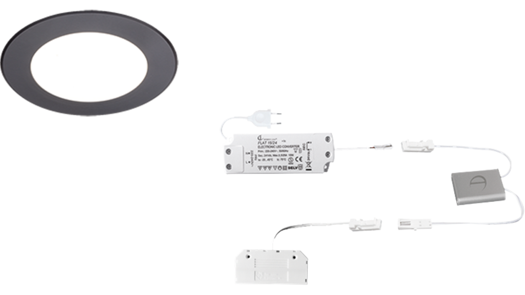 4 x Atom D-Motion mat zwart 24V + Dotti D-Motion + Driver 15