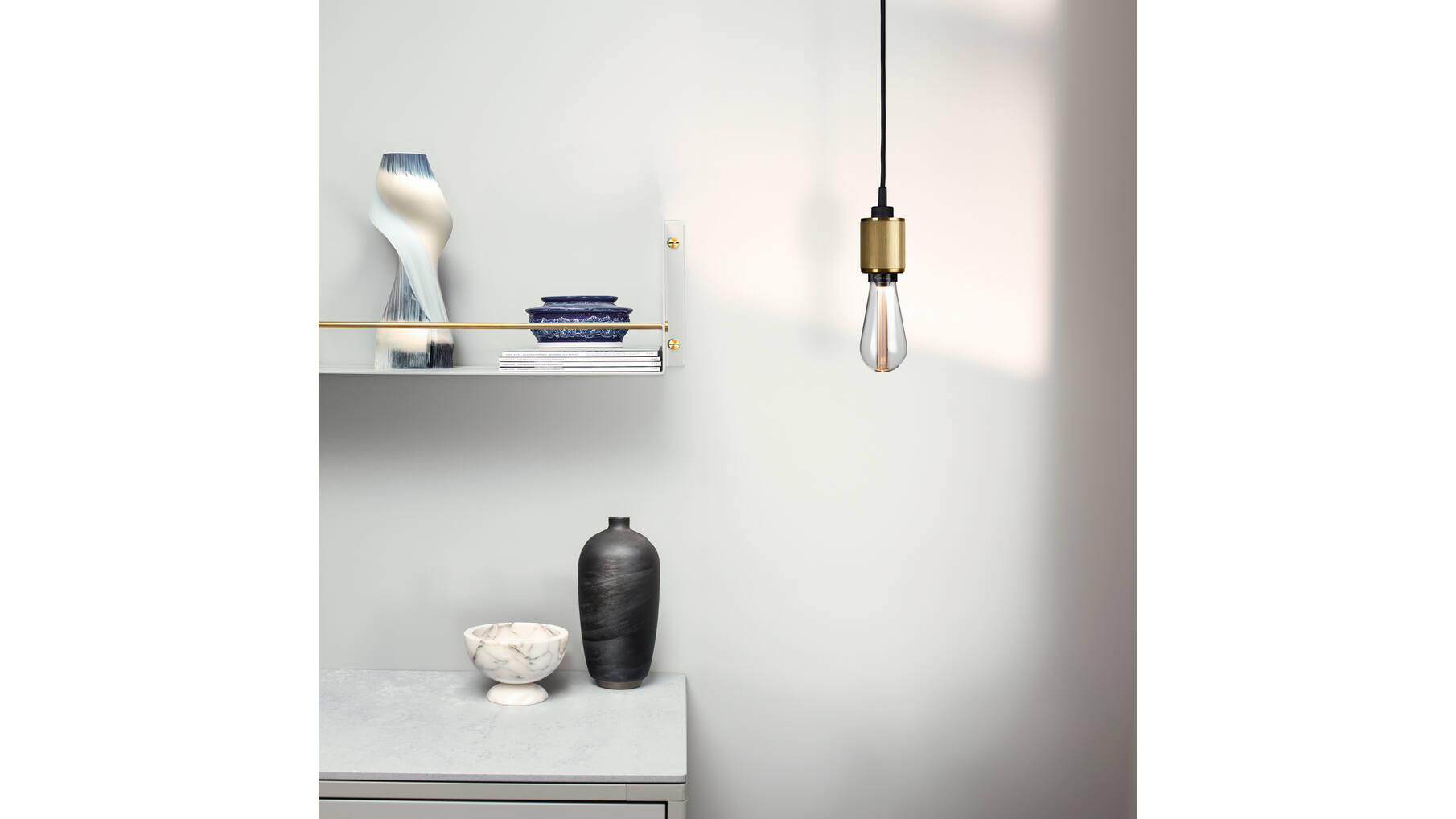 Heavy Metal Pendant Light 3.0M/Linear/Brass