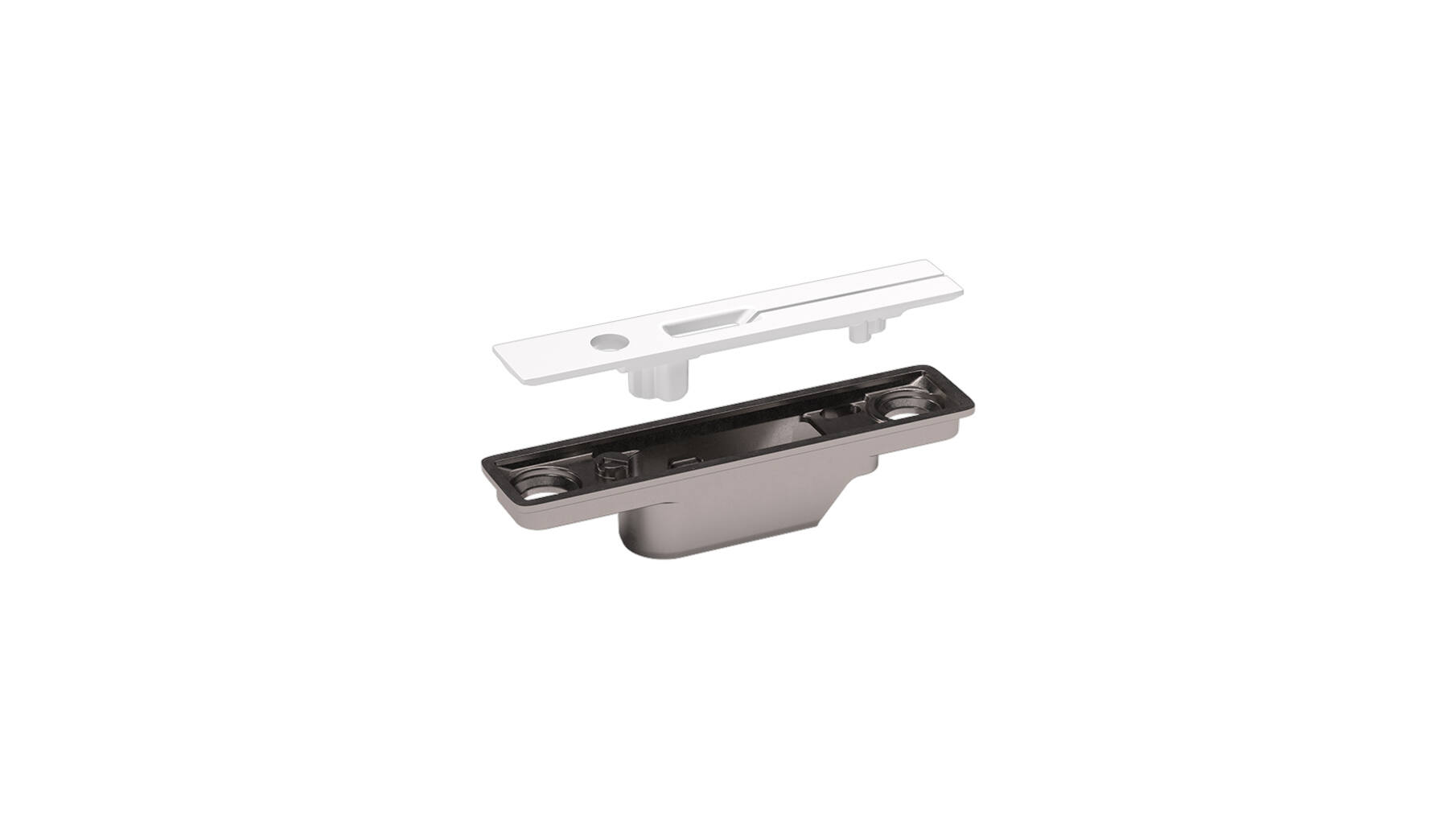 Klepbevestiging KIARO EASY  inlaat, wit