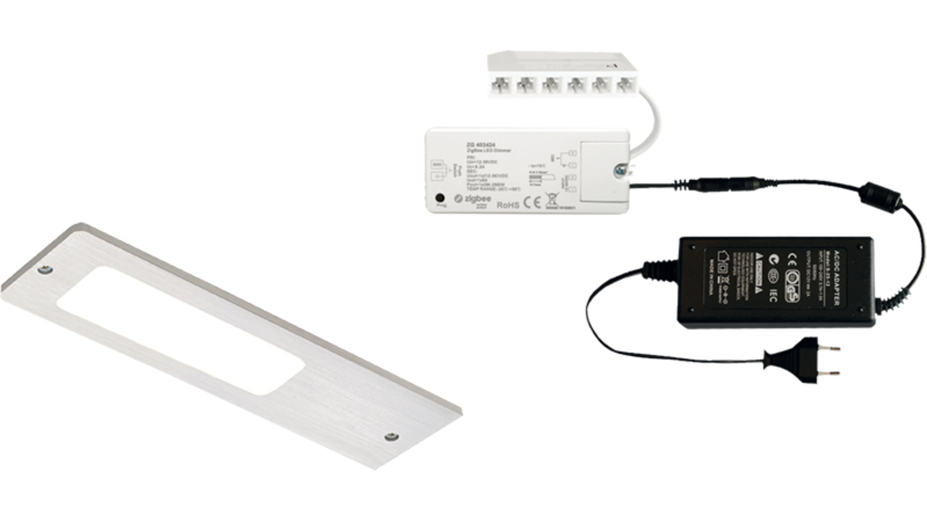 2x Vega Alum. 24V + ZigBee ontvanger + Driver 24W