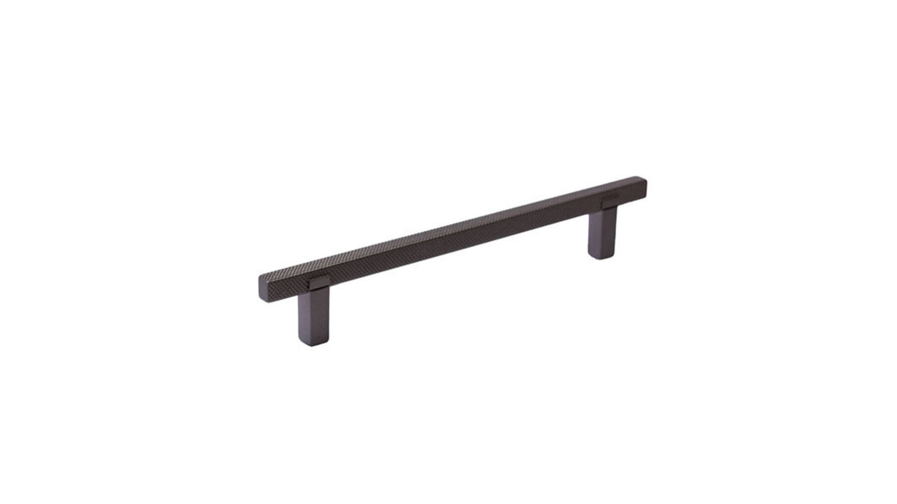 Greep Ribb antraciet, 9x160x209mm, hoogte 27mm