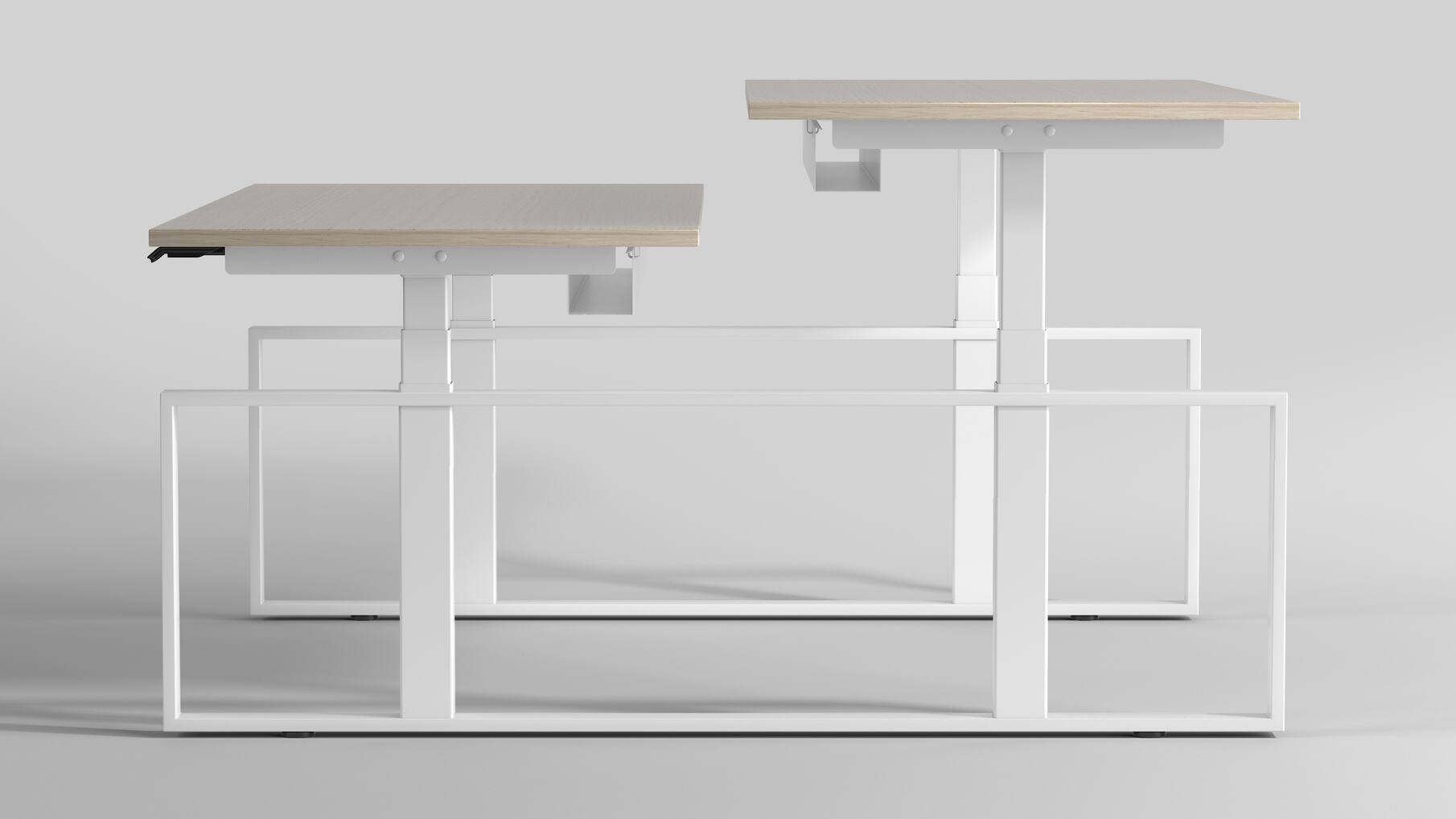 Square duo HS wit inclusief frame 1000-1500mm.