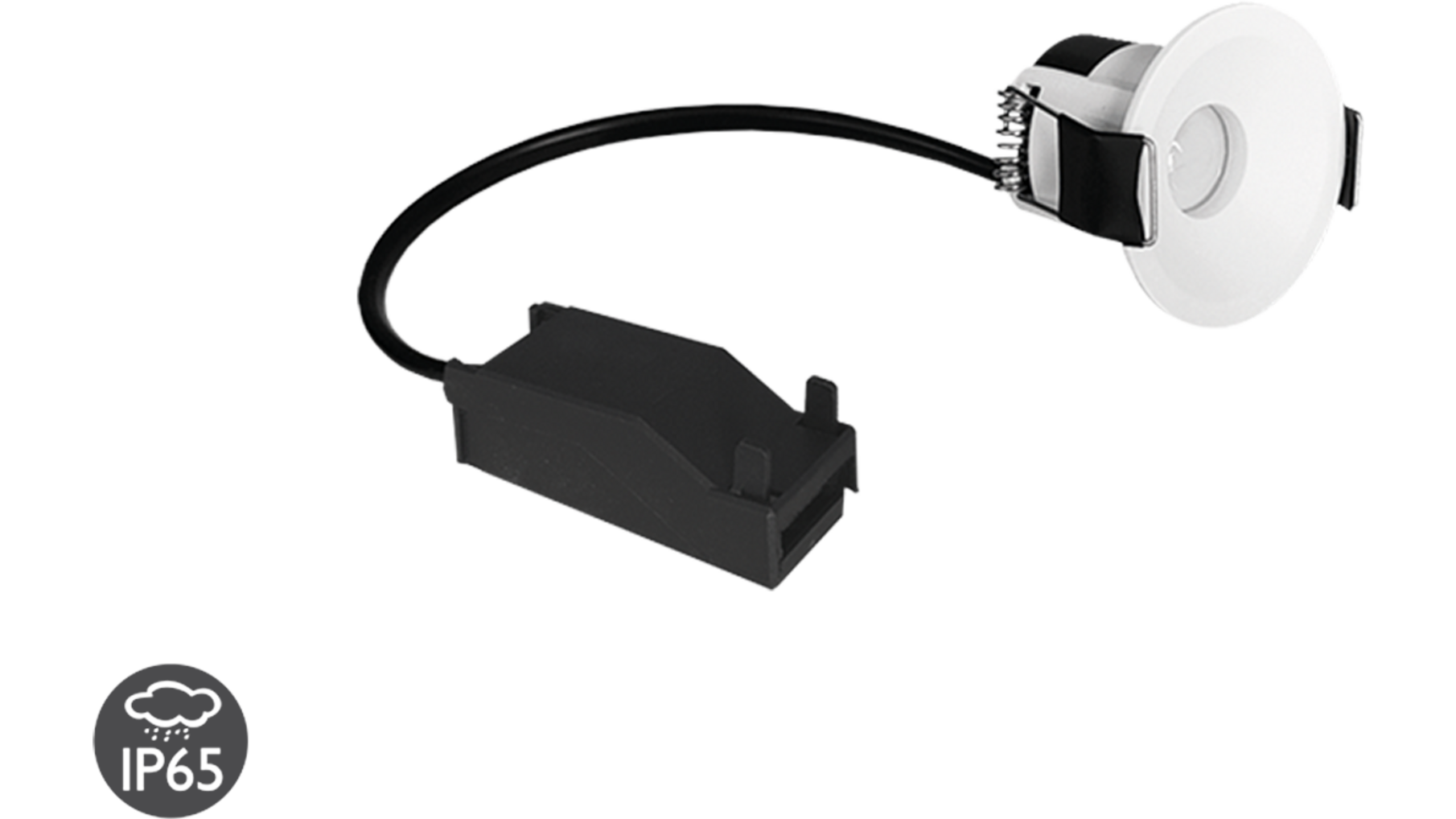 COMO IP65 inbouwspot wit + Triac driver