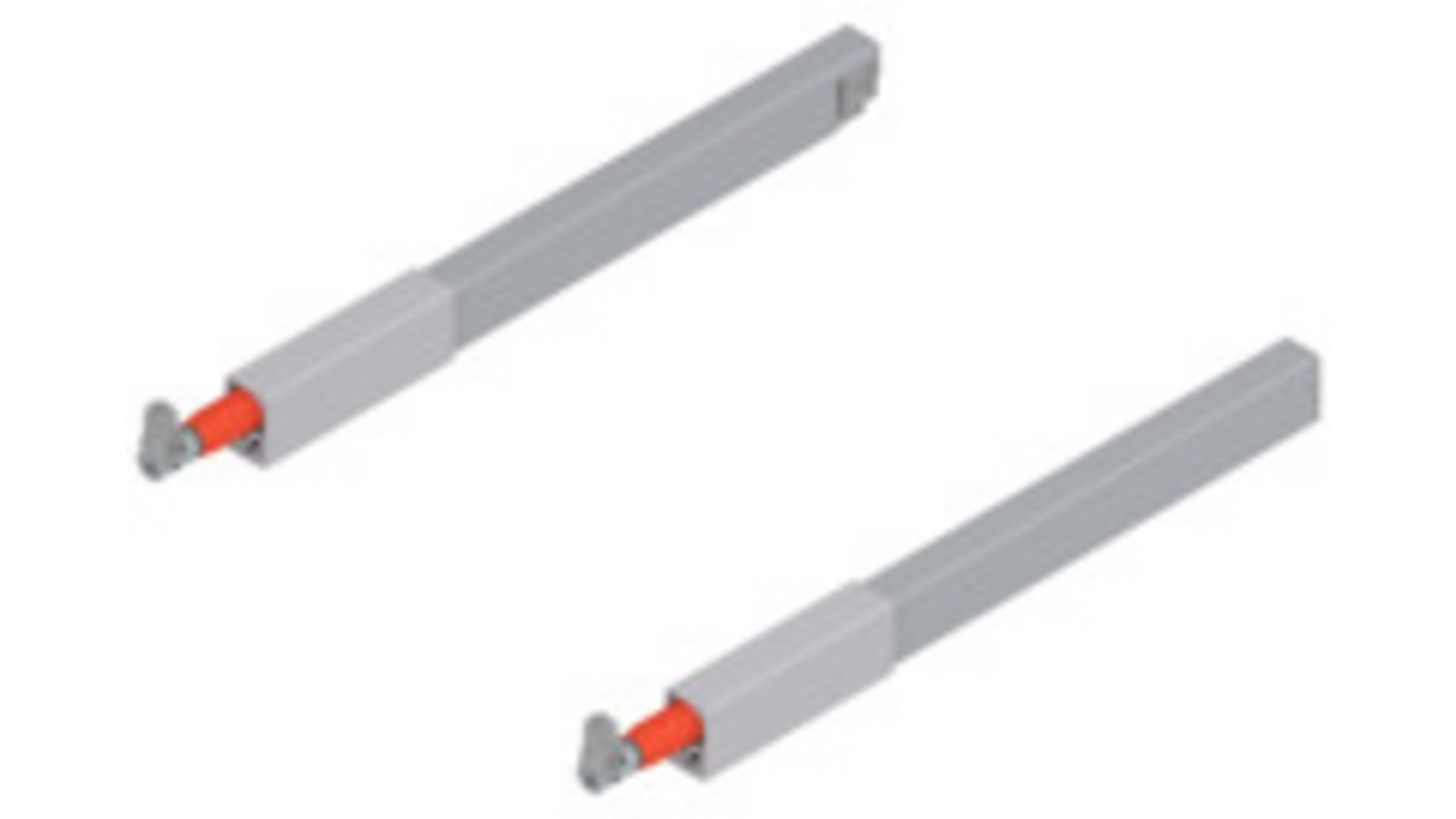 Antaro relingset, grijs, voor ladediepte 270mm