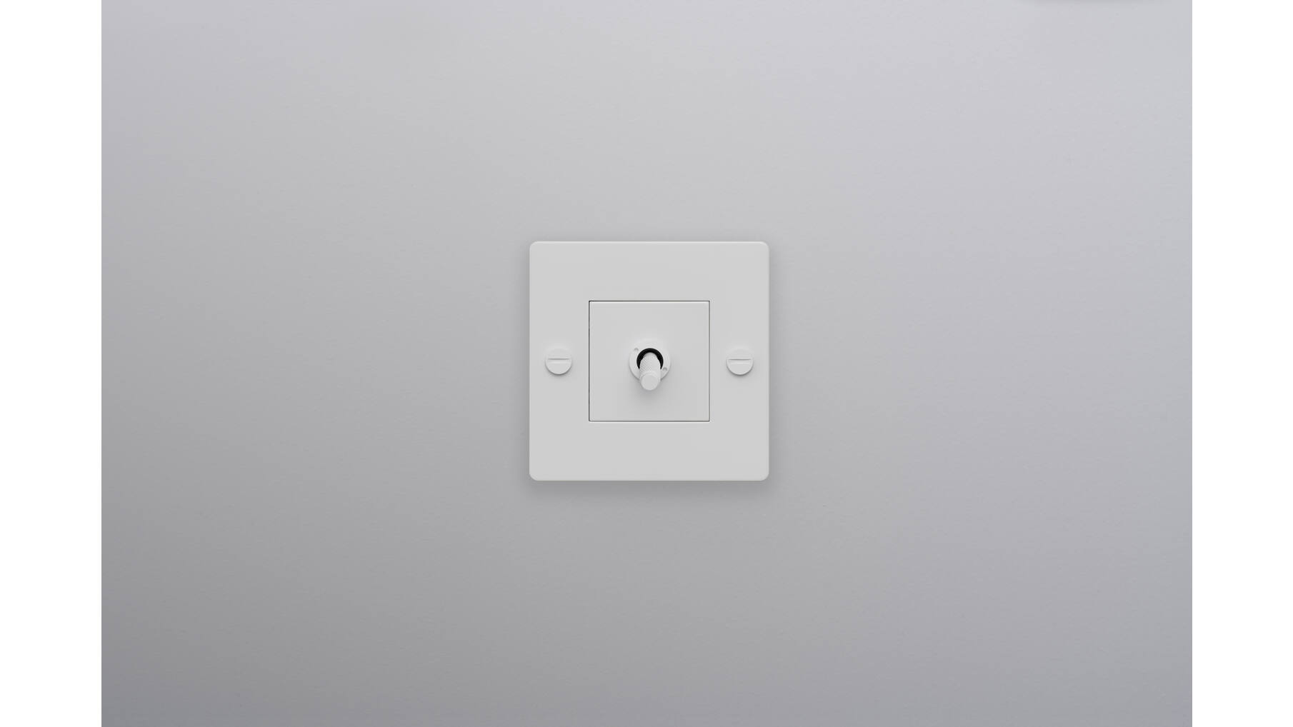 EU 1G Toggle Switch/w/out B+P Logo/White