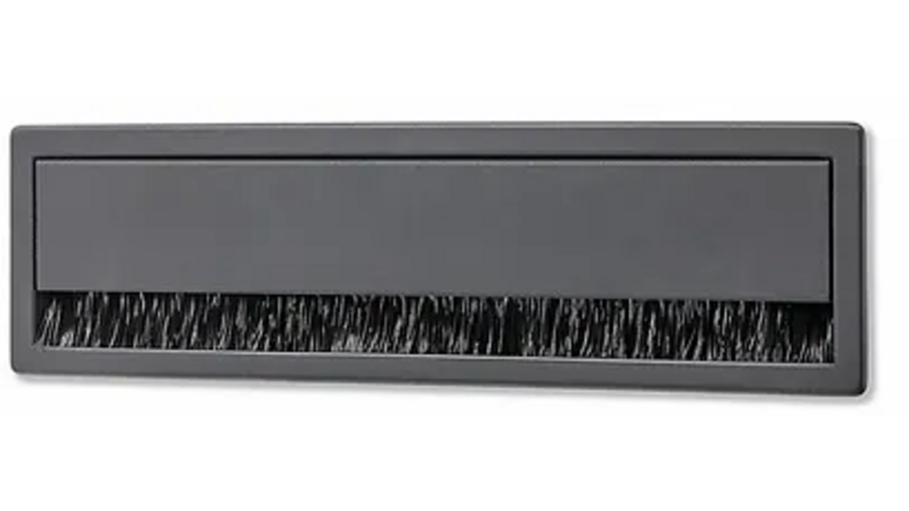 Kabeldoorvoer 180x49.5mm mat metallic aluminium
