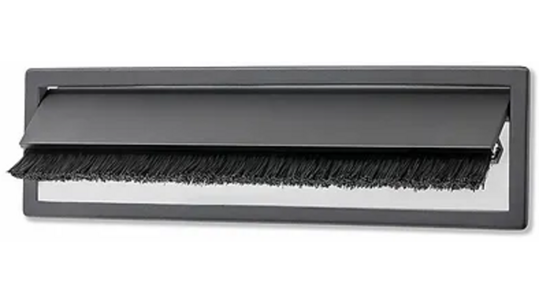Kabeldoorvoer 180x49.5mm mat metallic aluminium