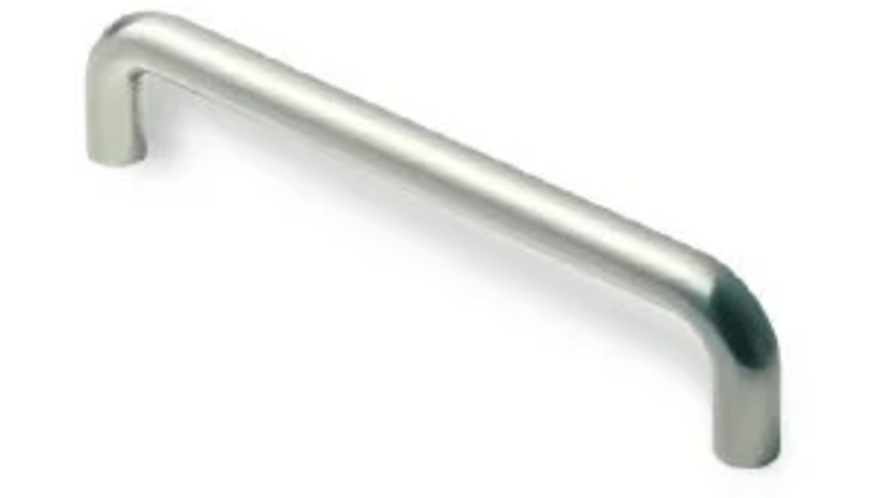 Greep 8x96mm recht mat chroom, totale lengte 104mm