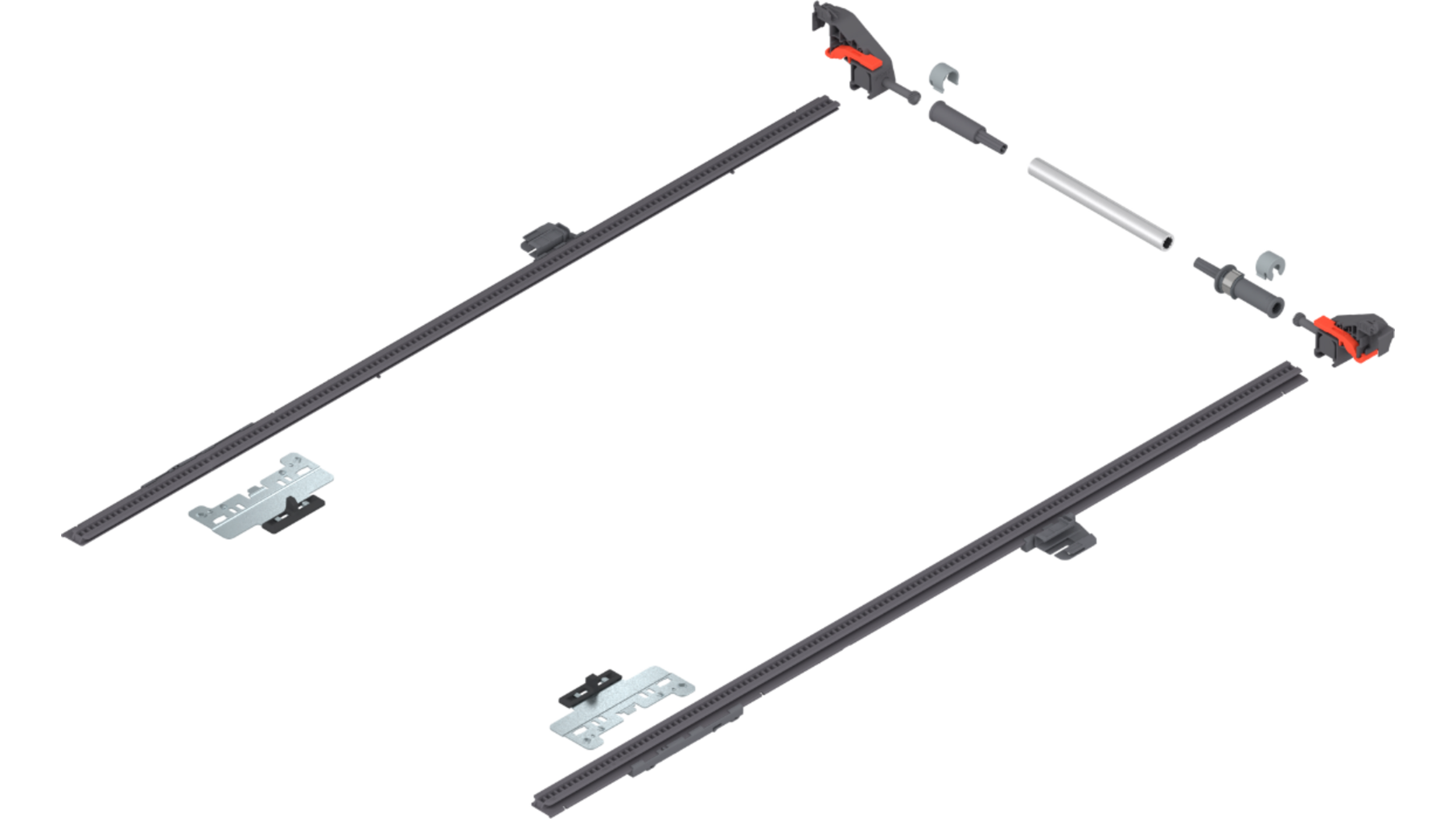 Merivobox stabiliseringsset, NL tot 600mmKleur: R7037