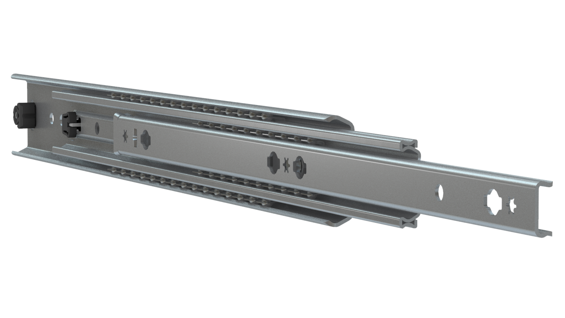 Ladegeleider ULF HD D 700mm, uittrekbaarheid 750mm, VE=5pr