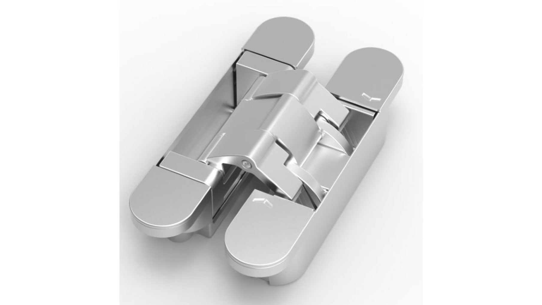 Scharnier invisible NEO-M6 mat chroom, VE=9