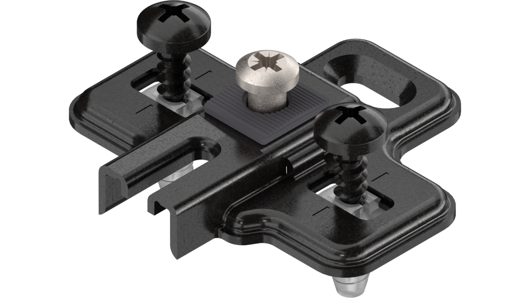 Kruismontageplaat voor koelkast scharnier EXPANDO, 0.0mm