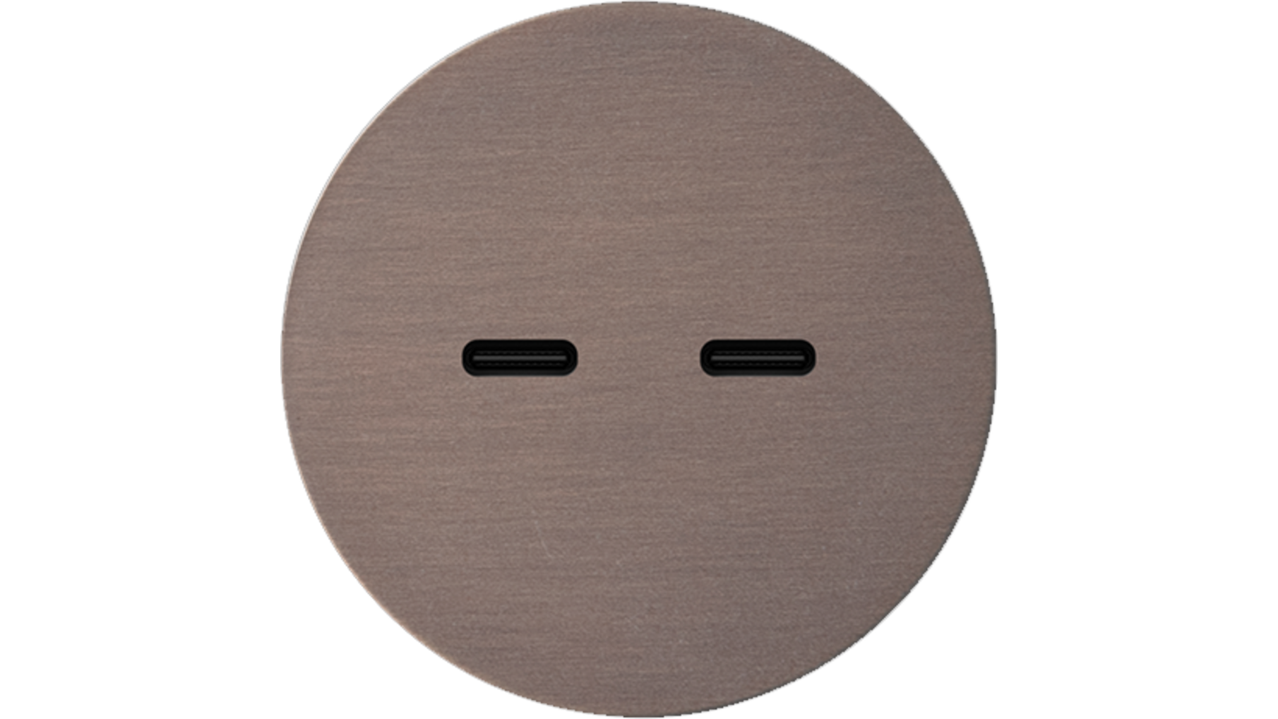 Rond 2.0 Multifit - USB-C 2X (30W) - s. trim - dark bronze