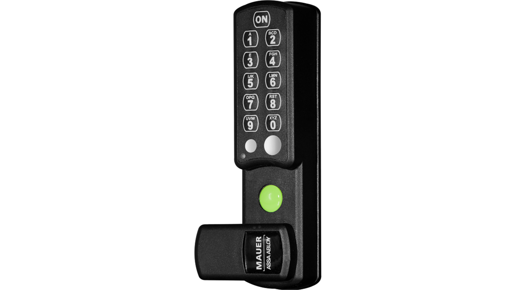 Mauer ELLcam pincodeslot, verticaal, zwart, wisselend gb